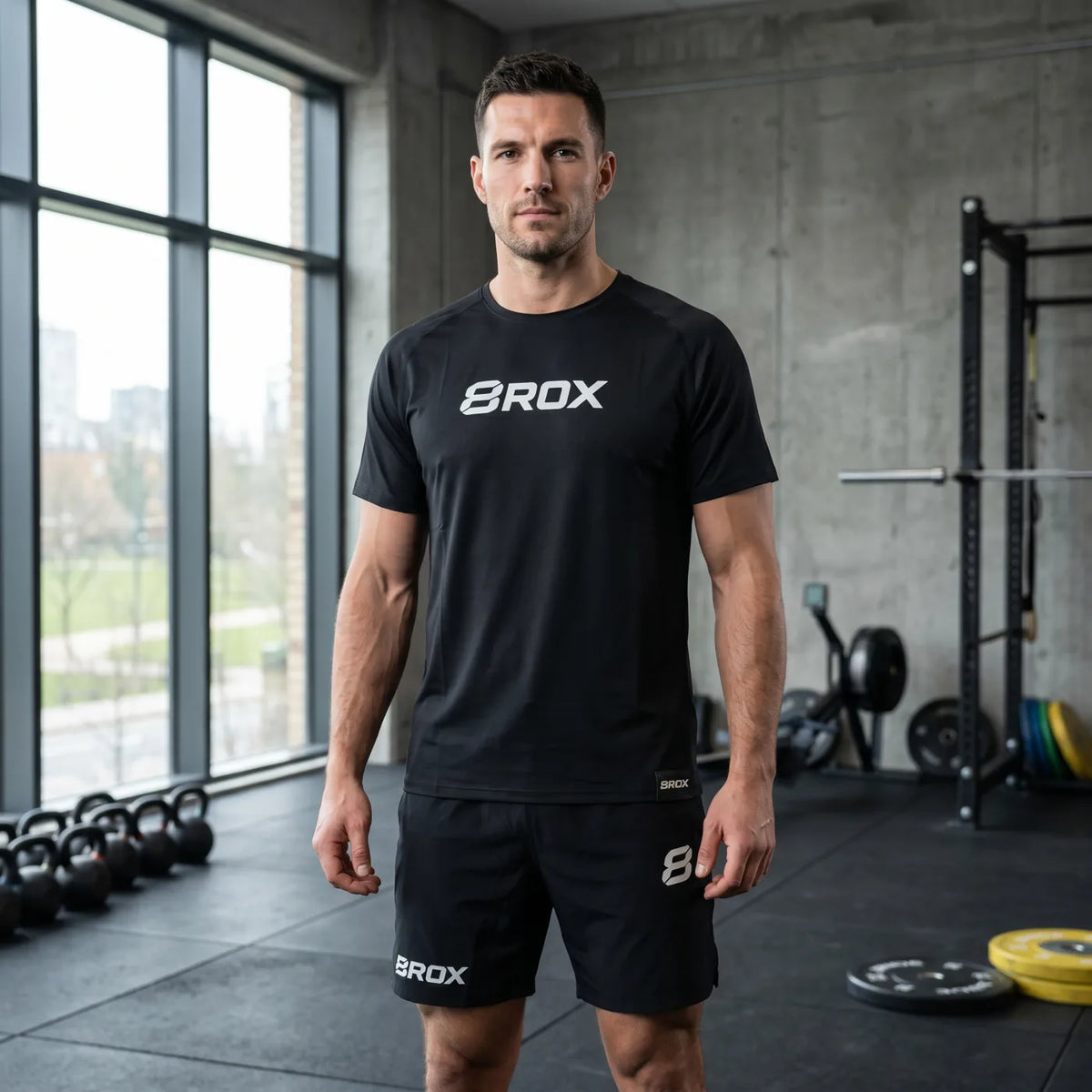 Big 8 Graphic Tee - Black — product view 1