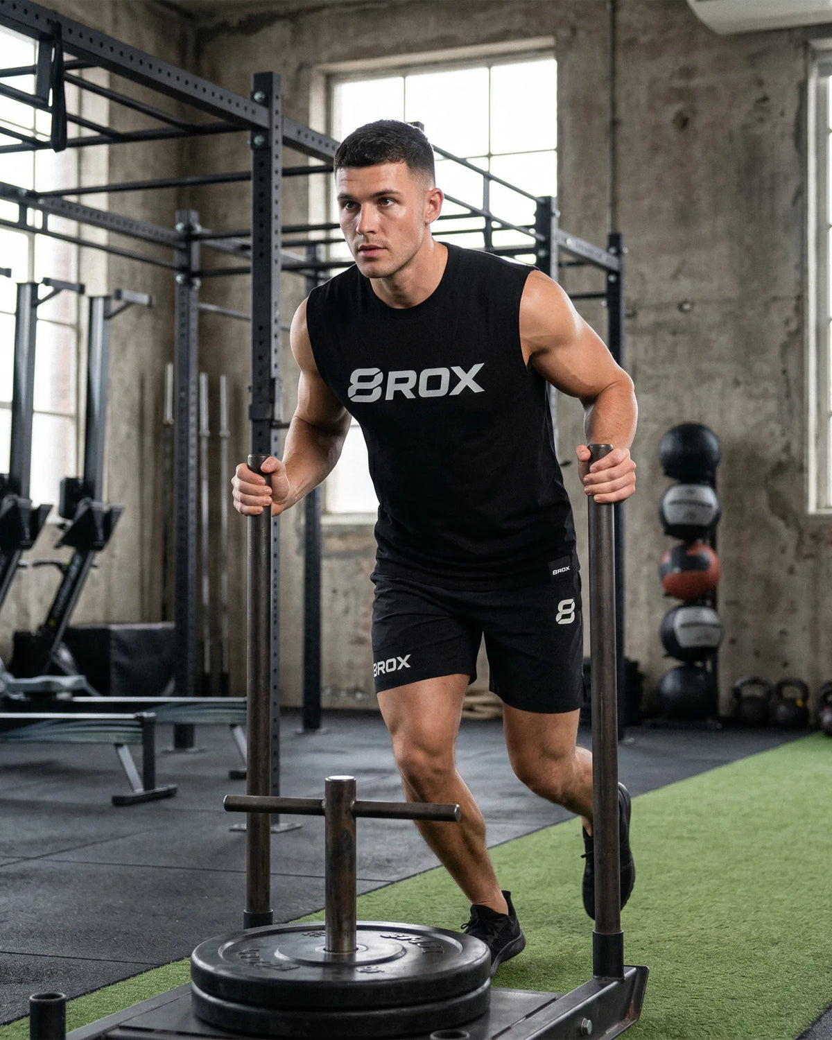 Training Club Lifestyle Vest - Black in use