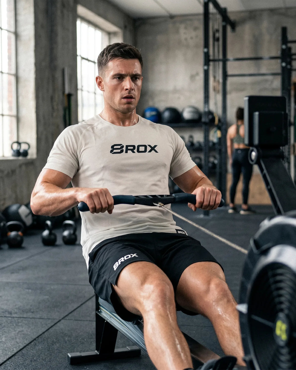 Big 8 Lifestyle Tee - White in use