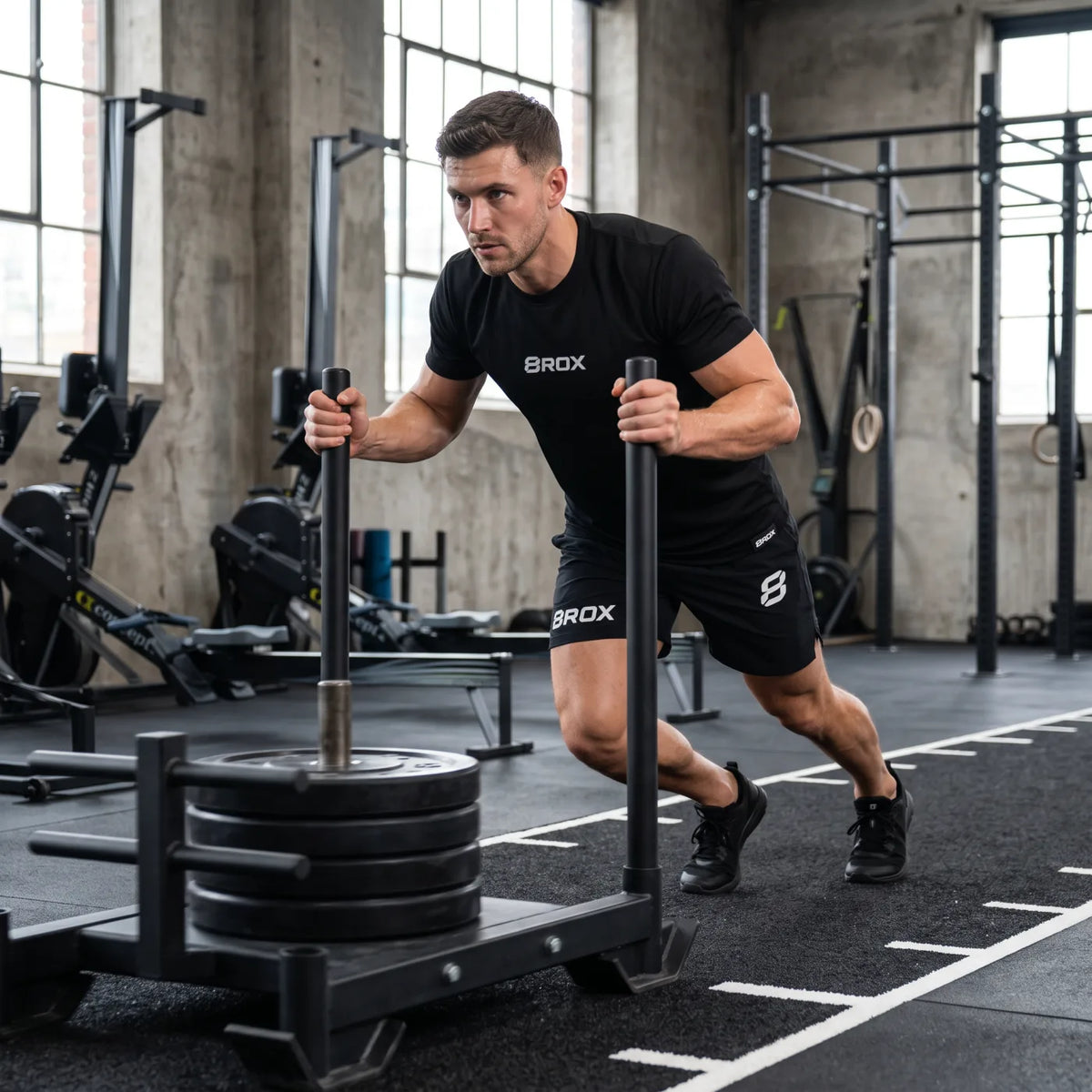 8ROX Lifestyle Tee - Black in use
