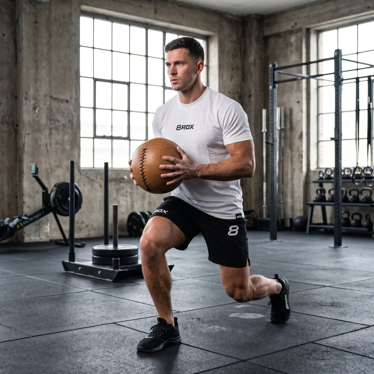 8ROX Lifestyle Tee - White in use