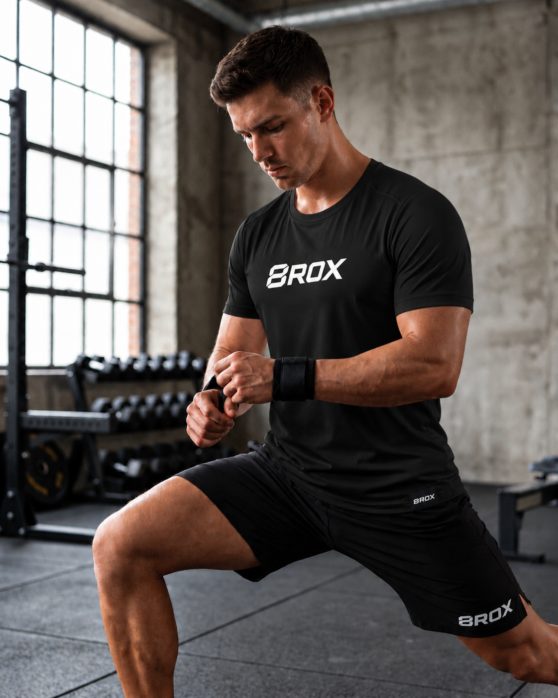 8ROX Performance Tee - Black — product view 1