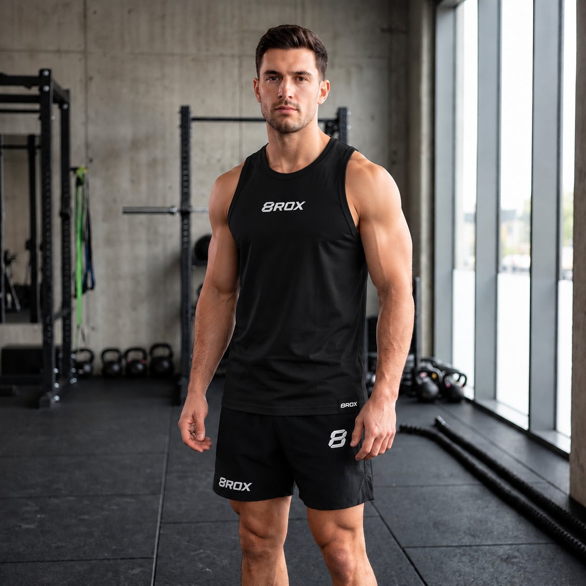 Team 8ROX Lifestyle Vest - Black — product view 1