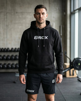 Big 8 Tech Hoodie - Black