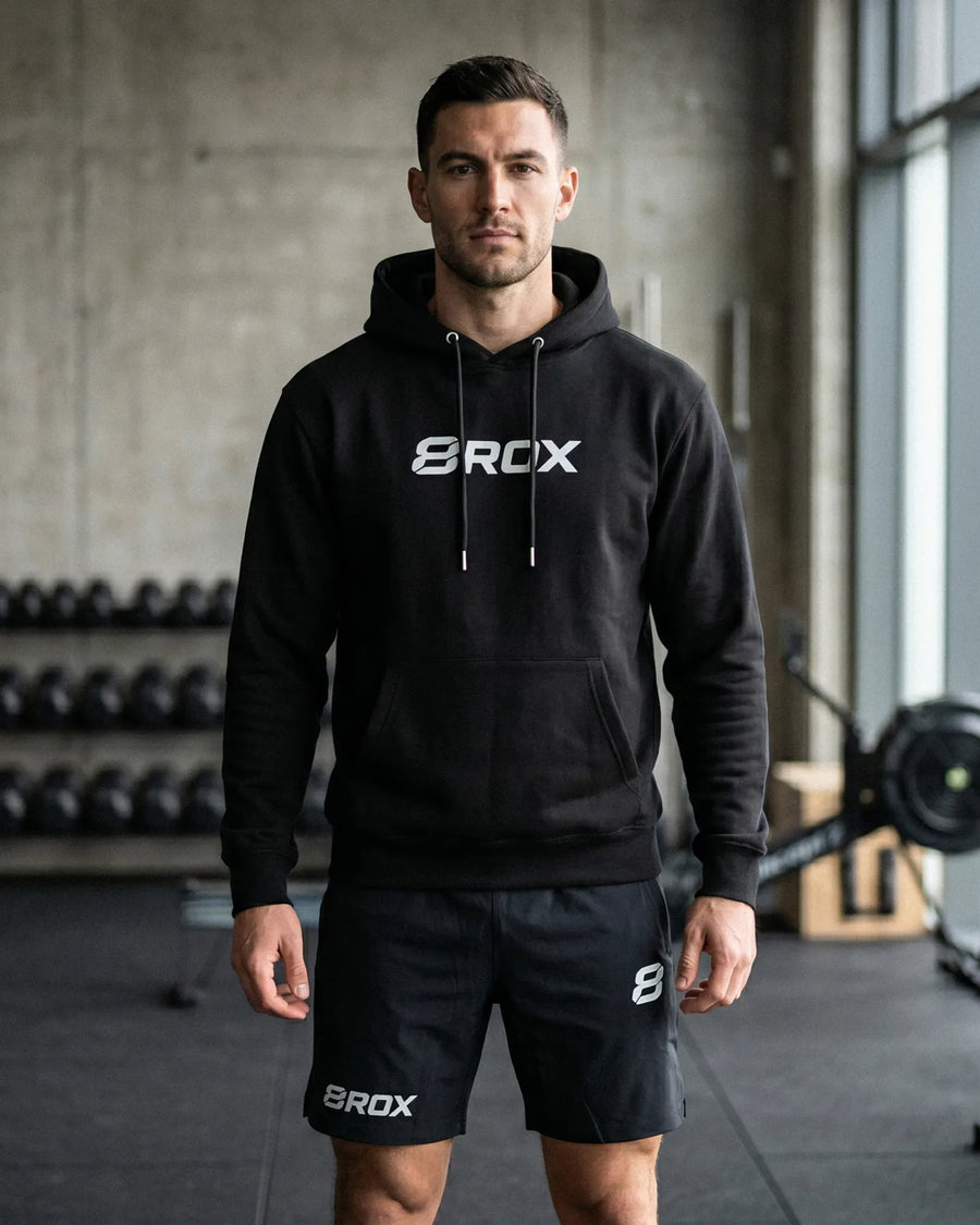 Big 8 Tech Hoodie - Black