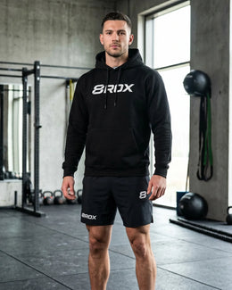 8ROX Vertical Graphic Hoodie - Black