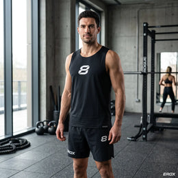 Team 8ROX Performance Vest - Black — product view 1