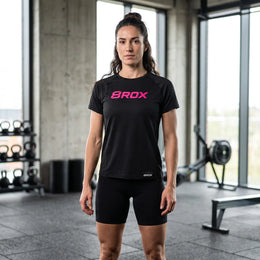 Ladies Big 8 Performance Vest - Black / Pink — product view 1