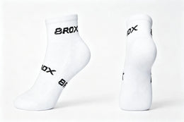 8ROX Ankle Compression Socks - White alternate view