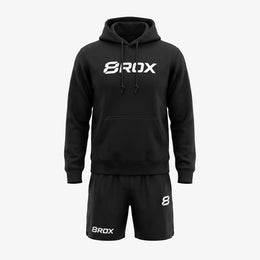8ROX Vertical Graphic Hoodie - Black alternate view