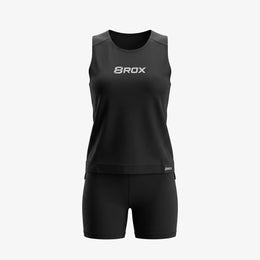 Ladies 8ROX Performance Vest - Black / White — product view 3