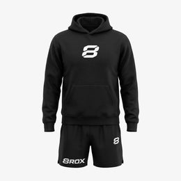 Team 8ROX Performance Hoodie - Black — product view 3