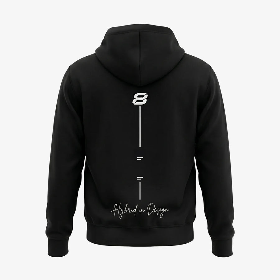 8ROX Vertical Graphic Hoodie - Black alternate view