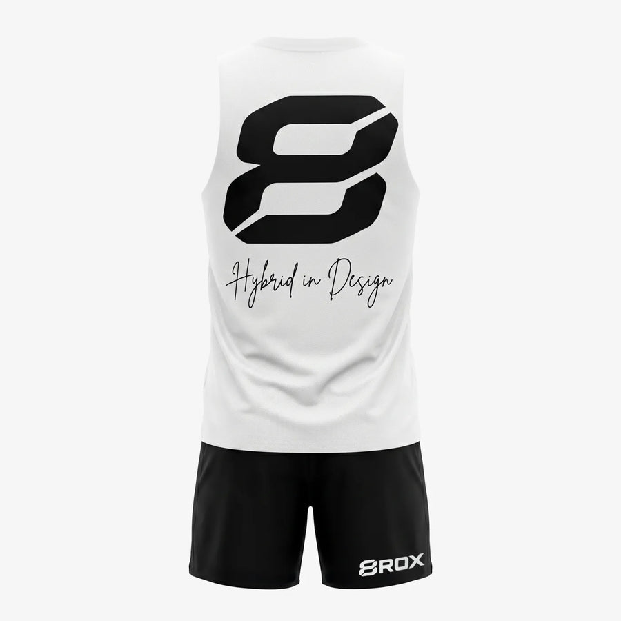 Big 8 Graphic Vest - White alternate view