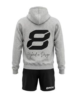 Big 8 Tech Hoodie - Grey alternate view