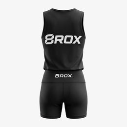 Ladies 8ROX Performance Vest - Black / White — product view 2
