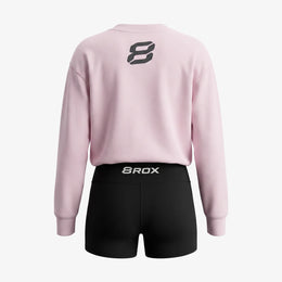 Ladies 8ROX Lifestyle Crew - Pink — product view 2