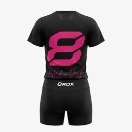 Ladies Big 8 Performance Vest - Black / Pink — product view 2