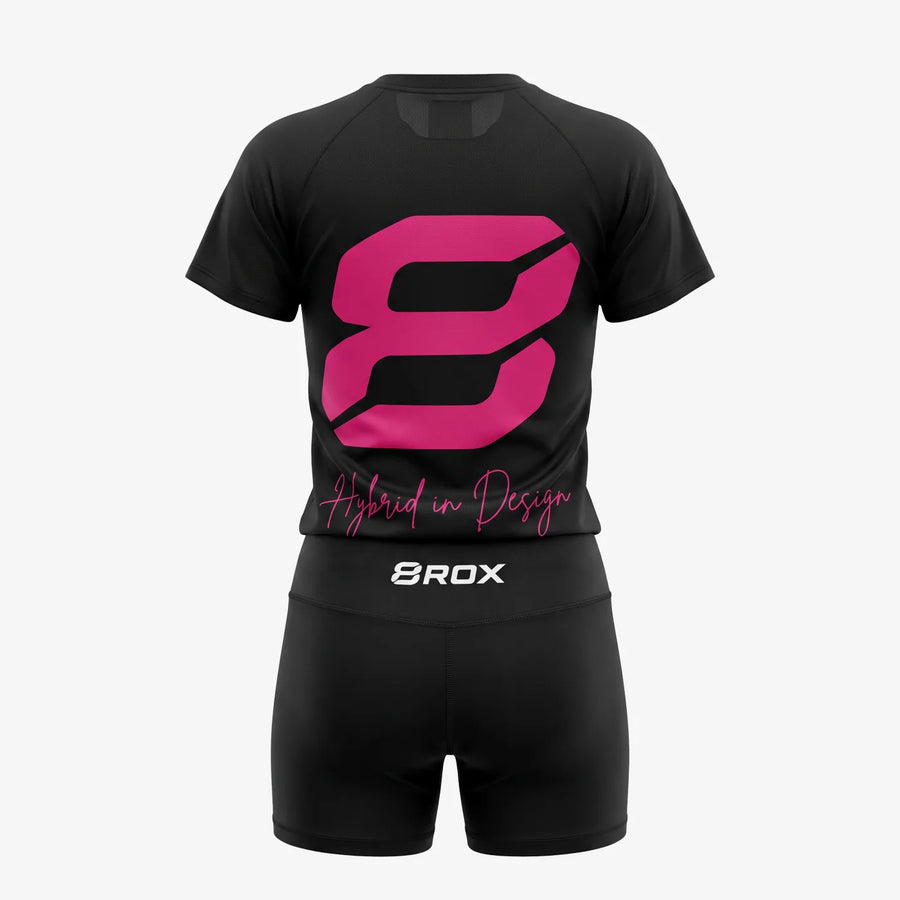 Ladies Big 8 Performance Vest - Black / Pink — alternate view