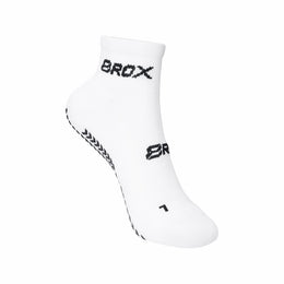 8ROX Ankle Compression Grip Socks - White alternate view