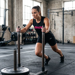 Ladies Big 8 Performance Vest - Black / Pink — product view 4