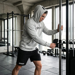 Big 8 Tech Hoodie - Grey alternate view