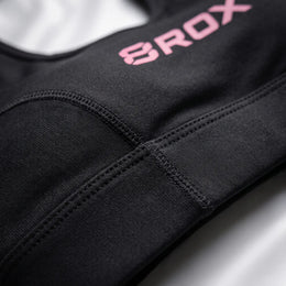 Ladies 8ROX Active Bra - Black / Pink — product view 5