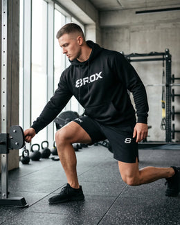 8ROX Vertical Graphic Hoodie - Black alternate view