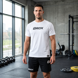 Big 8 Graphic Tee - White product view