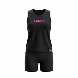 Ladies 8ROX Performance Vest - Black / Pink alternate product view 3