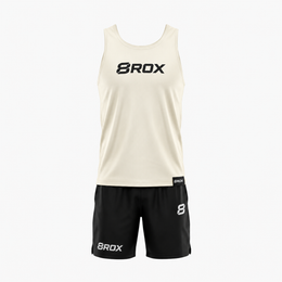 Big 8 Graphic Vest - Cream alternate product view 3