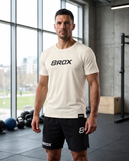 8ROX Performance Tee - Cream alternate product view 3