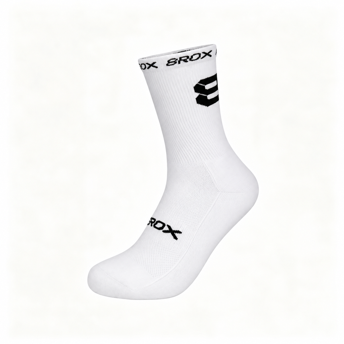 8ROX Performance Socks - White in use