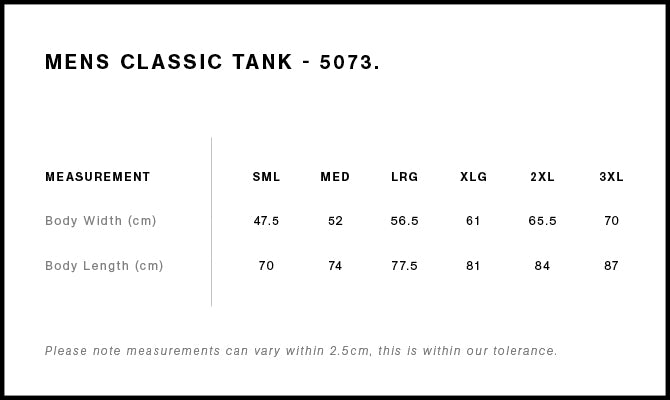 Big 8 Lifestyle Vest - White size chart