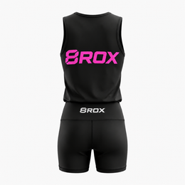 Ladies 8ROX Performance Vest - Black / Pink alternate product view 2