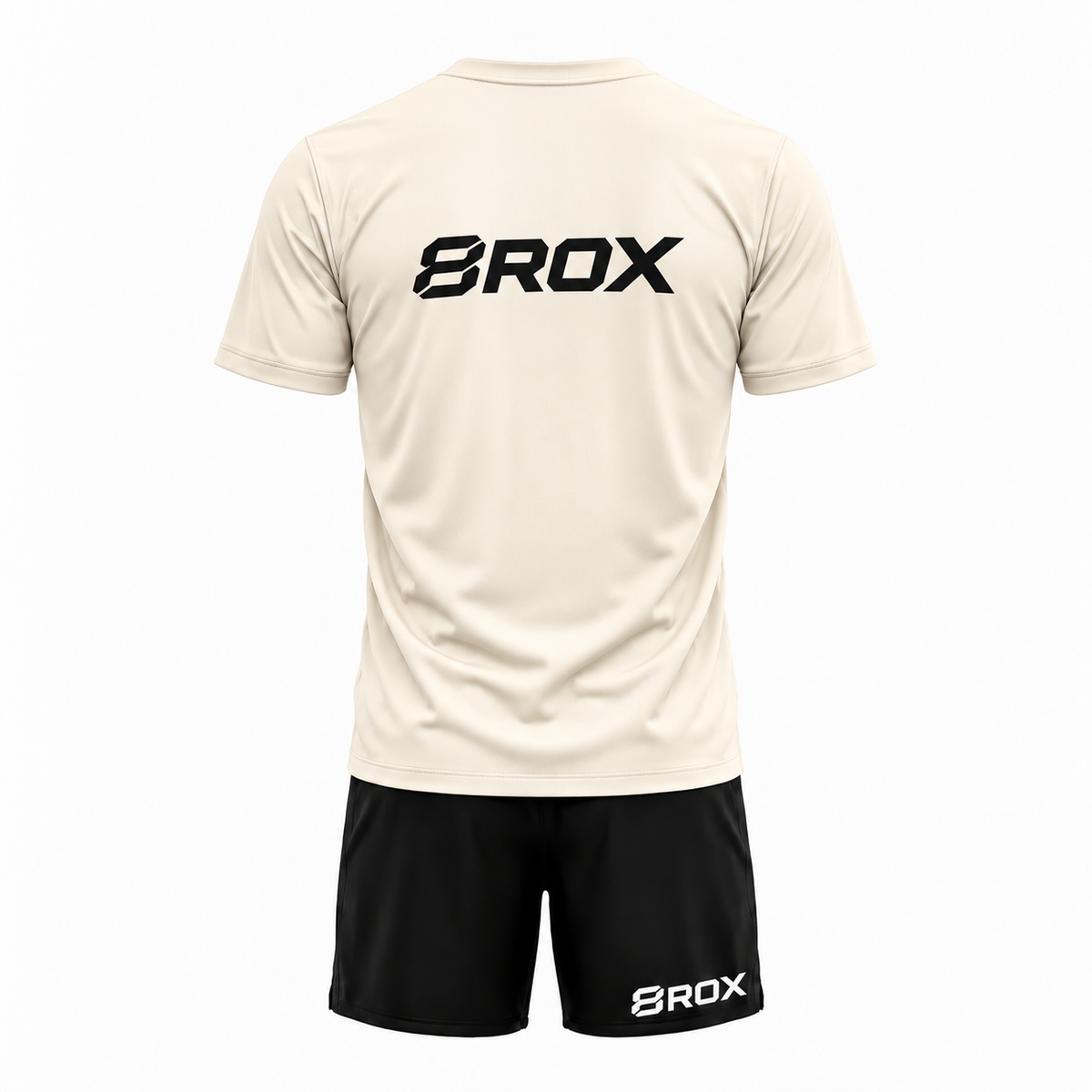 8ROX Performance Tee - Cream in use