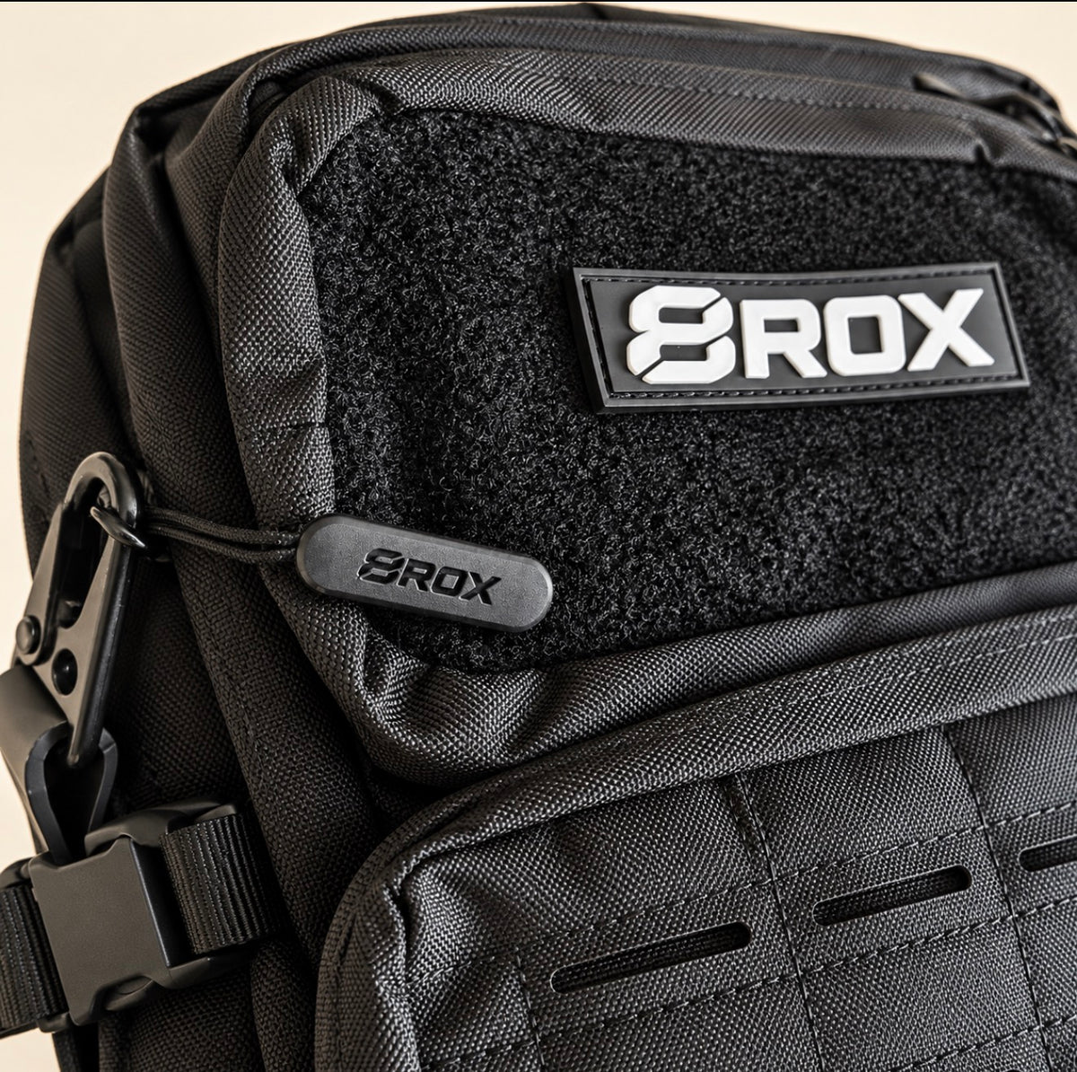 Close detail of the 8ROX Performance Backpack