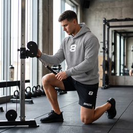 Team 8ROX Performance Hoodie - Grey alternate product view 3