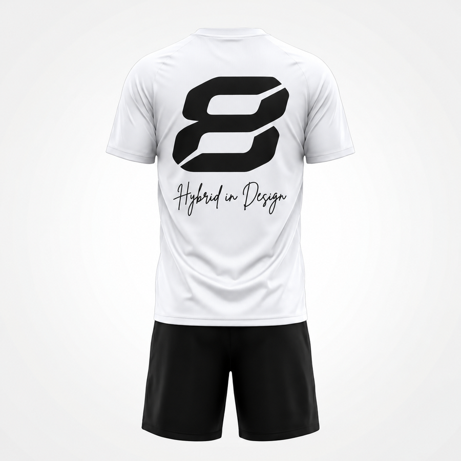 Big 8 Graphic Tee - White alternate product view 2