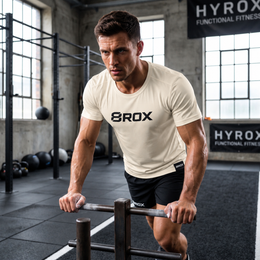 8ROX Performance Tee - Cream alternate product view 5