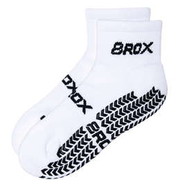 8ROX Ankle Compression Grip Socks - White product view