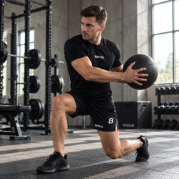 8ROX Performance 2-in-1 Shorts - Black alternate product view 3