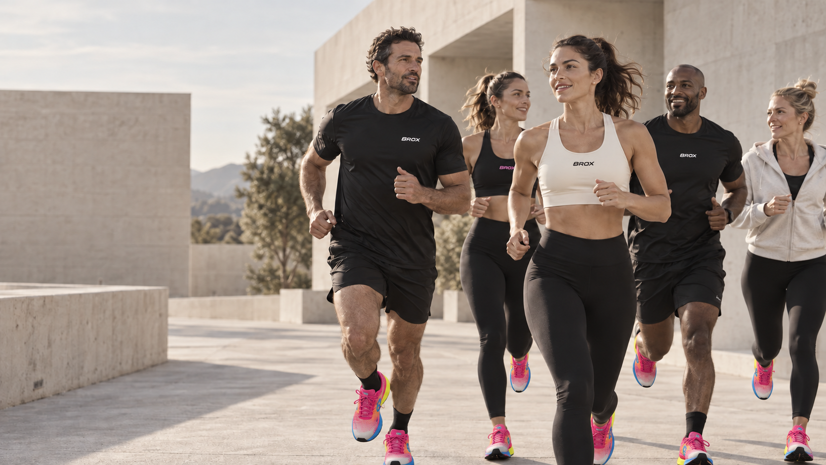 Hybrid running session wearing Ghost Pulse trainers